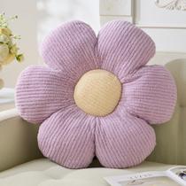 Almofada de flores Vdoioe Cute Daisy Purple Plush, 50 cm, decoração de casa