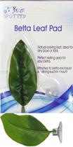 Almofada de folhas Betta Plant manchada de azul para aquário de peixes Betta