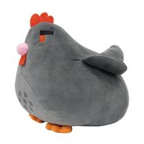 Almofada de frango de pelúcia Lxooezu Stardew Valley 20 cm cinza