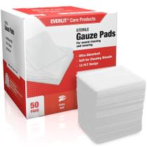 Almofada de gaze EVERLIT estéril de 10 x 10 cm, pacote com 12 camadas e 150
