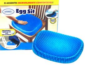 Almofada De Gel Confortável Egg Sit Supermedy Com Capa