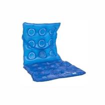 Almofada De Gel Quadrada C encosto Inflável Aquasonus Confortável Cadeira de Rodas Cadeirante Ortopédica Hospitalar Anti Escaras Alívio de Pressão