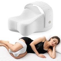 Almofada de joelho CKLCKL para quem dorme de lado, espuma viscoelástica Almofada de joelho CKLCKL para quem dorme de lado, espuma viscoelástica