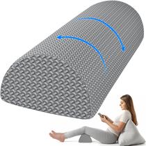 Almofada de joelho TranquilRelax Memory Foam Half Moon Bolster Grey Almofada de joelho TranquilRelax Memory Foam Half Moon Bolster Grey