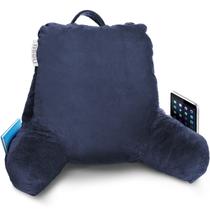 Almofada de leitura Almofada de cama padrão Nestl azul marinho Almofada de leitura Almofada de cama padrão Nestl azul marinho
