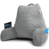 Almofada de leitura Nestl para cama de adulto com braços e bolsos Almofada de leitura Nestl para cama de adulto com braços e bolsos