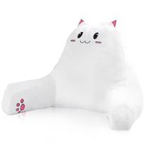 Almofada de leitura SUNSIDE Kitty para sentar na cama com capa lavável Almofada de leitura SUNSIDE Kitty para sentar na cama com capa lavável