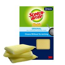 Almofada de limpeza 3M Scotch-Brite Dobie, pacote com 6