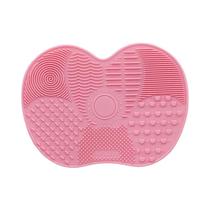 Almofada De Limpeza De Pincel De Maquiagem De Silicone Tapete De Lavagem Cosmética Placa De Esfrega