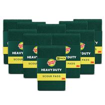 Almofada de limpeza Scotch-Brite Heavy Duty Durable 30 esfoliantes Almofada de limpeza Scotch-Brite Heavy Duty Durable 30 esfoliantes