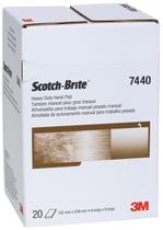 Almofada de lixar manual 3M Scotch-Brite Heavy Duty Pad 7440 Almofada de lixar manual 3M Scotch-Brite Heavy Duty Pad 7440