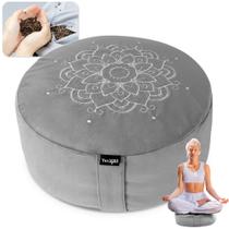 Almofada de meditação Yes4All Floor Pillow Foam Zafu Buckwheat