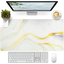 Almofada de mesa FreeNook Marble Tapete de mesa de couro PU impermeável Almofada de mesa FreeNook Marble Tapete de mesa de couro PU impermeável