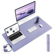 Almofada de mesa Ysagi antiderrapante impermeável em couro de PVC 90x45cm lavanda