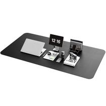 Almofada de mesa Ysagi impermeável de couro PVC 120 x 60 cm preta