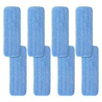 Almofada de microfibra de 12 cm para esfregão comercial Rubbermaid de 30 cm, pacote com 8