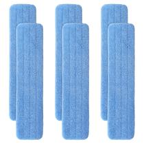 Almofada de microfibra de 36 cm para esfregão comercial Rubbermaid, pacote com 6 Almofada de microfibra de 36 cm para esfregão comercial Rubbermaid, pacote com 6