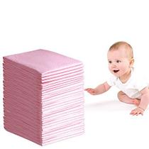 Almofada de mudança descartável, 50 pacotes de 2418 polegadas almofadas de mesa de mudança portáteis Absorvem colchão protetor de estimação e almofadas de troca de almofadas para o bebê impermeável incontinência mudando tapete (rosa) - OBloved