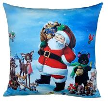 Almofada de Natal Papail Noel & Cia 300-88 45x45 Decortextil Almofada de Natal Papail Noel & Cia 300-88 45x45 Decortextil