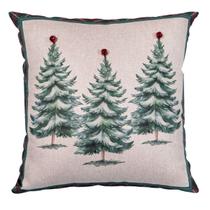 Almofada De Natal Pinheiro Com Guizo 573 50X50Cm Almofada De Natal Pinheiro Com Guizo 573 50X50Cm