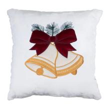 Almofada de Natal Sinos Bordados 530 43cm Belchior Almofada de Natal Sinos Bordados 530 43cm Belchior