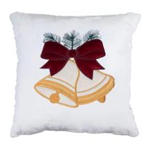 Almofada De Natal Sinos Bordados 530 43Cm Belchior Almofada De Natal Sinos Bordados 530 43Cm Belchior