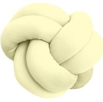 Almofada de nó Escandinavo Amarelo Claro Almofada de nó Escandinavo Amarelo Claro