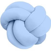 Almofada de nó Escandinavo Azul Claro Almofada de nó Escandinavo Azul Claro