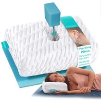 Almofada de ouvido BLISSBURY Mini para dormir de lado com orifício para orelha
