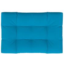 Almofada de paletes VidaXL Outdoor Resistente à Água 120x80x12cm Azul