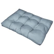 Almofada de paletes VidaXL Outdoor Tecido 120x80x12cm cinza