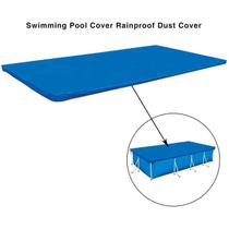 Almofada de pano para cobertura de piscina ao ar livre azul 3x5m PE - Generic