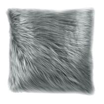 Almofada De Pelo Sintético Cinza 60Cm - Decortextil Almofada De Pelo Sintético Cinza 60Cm - Decortextil