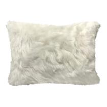 Almofada De Pelo Sintético Pérola 40X60cm - Decortextil