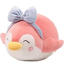 Almofada de pelúcia ARELUX Pink Penguin, bicho de pelúcia para crianças