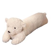 Almofada de pelúcia Bear FEEZUSH 89 cm de comprimento, branca macia Almofada de pelúcia Bear FEEZUSH 89 cm de comprimento, branca macia