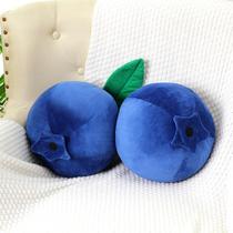 Almofada de pelúcia Beeveer, decorativa, linda fruta de mirtilo, 25 cm