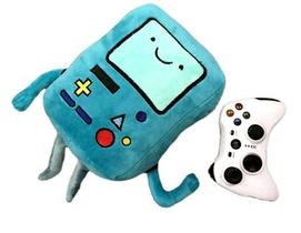 Almofada de pelúcia BMO de Adventure Time 28 cm, azul e macia para crianças Almofada de pelúcia BMO de Adventure Time 28 cm, azul e macia para crianças