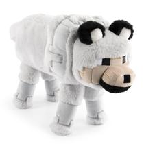 Almofada de pelúcia Buddy Jay Franco Minecraft Wolf 48 cm cinza