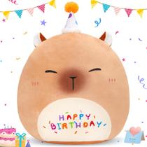 Almofada de pelúcia CozyWorld Capybara Birthday 35 cm