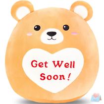 Almofada de pelúcia CozyWorld Get Well Soon Bear 30cm