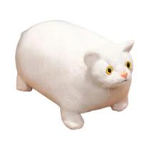 Almofada De Pelúcia De Gato Gordo De 30cm, Simulação 3D, Corpo Grande E Cabeça Pequena, Animal De