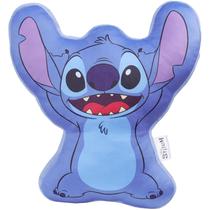 Almofada de pelúcia Disney Stitch 3D para crianças azul L34xW32cm
