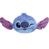 Almofada de pelúcia Disney Stitch 3D para crianças que viajam na cama