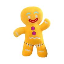 Almofada De Pelúcia Em Forma De Homem De Gengibre, Decoração De Natal, Almofada Divertida Para Sofá