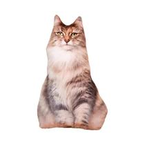 Almofada De Pelúcia Gato Realista, Bichinho De Pelúcia Fofo, Boneca De Gatinho, Almofada De Sofá,