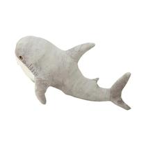 Almofada De Pelúcia Grande Em Forma De Tubarão, 30-120CM, Cinza, Azul, Rosa, Brinquedo Decorativo