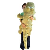Almofada de pelúcia Hofun4U Alligator 170 cm, bicho de pelúcia verde