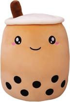 Almofada de pelúcia HUOGUO Cartoon Bubble Tea, brinquedo de pelúcia Boba Tea Cup Toy, vários tamanhos Almofada fofa em forma de xícara de chá com bolhas (A-1,13,7")
