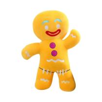 Almofada De Pelúcia Kawaii Em Forma De Homem De Gengibre, Brinquedo Macio, Presente De Natal E